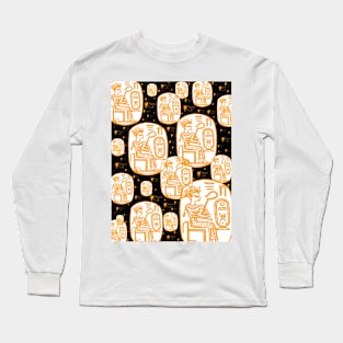 Egyptian Pattern Long Sleeve T-Shirt